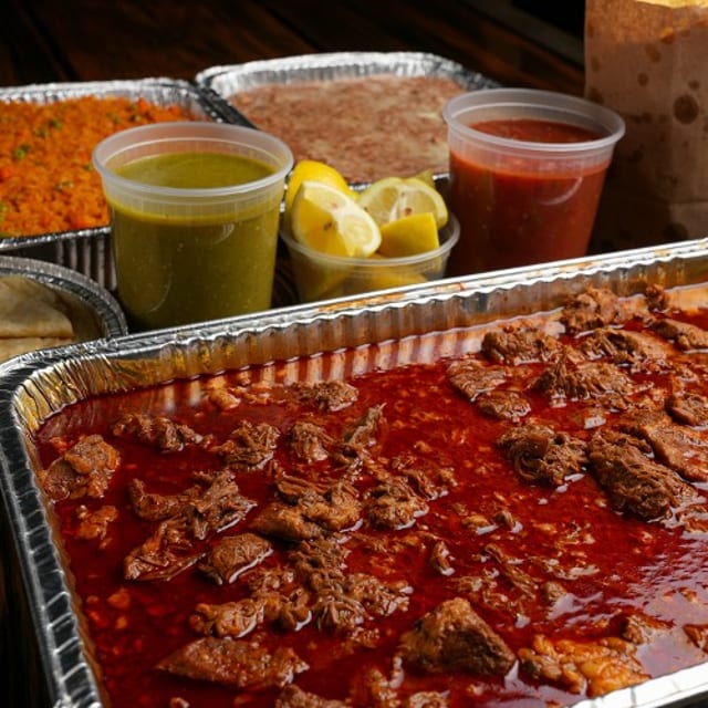 Half Tray Birria De Res.