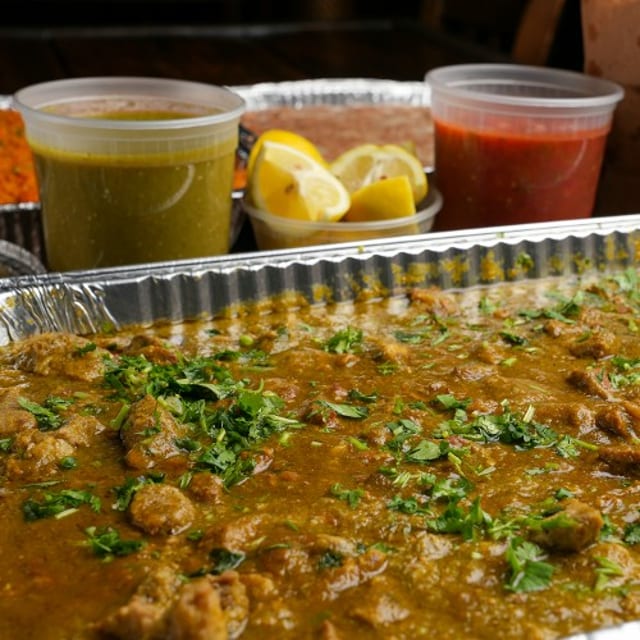 Full Tray Chile Verde.